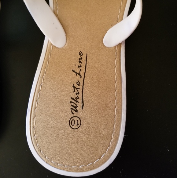 White Line Sandals - Picture 3 of 3